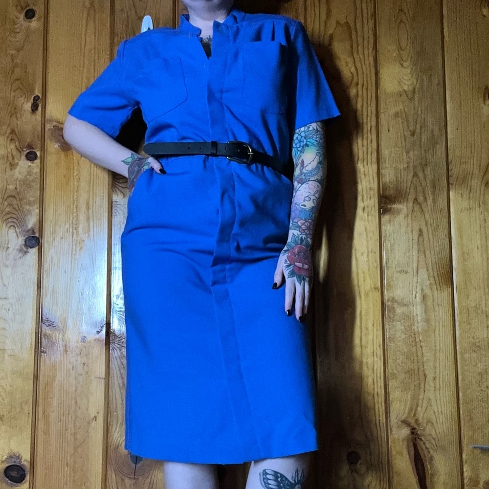 Vintage Breli Original Knee Length Sheath Dress